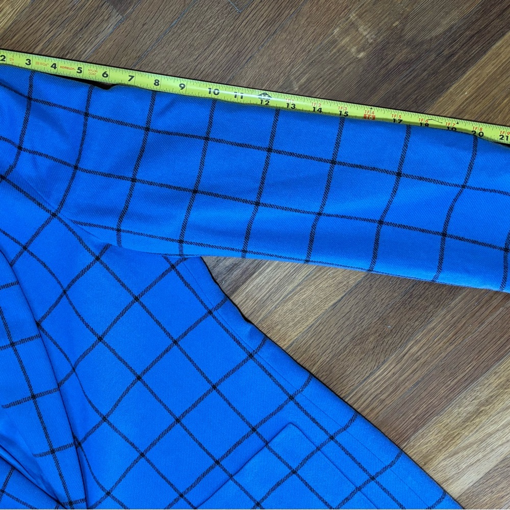 Pendleton Blue Windowpane Blazer Jacket - Picture 7 of 13
